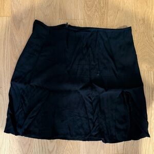 Reformation Black Mini Skirt